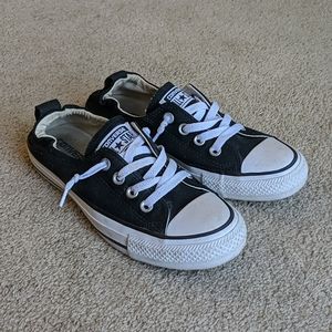 Black Shoreline Converse sz 7